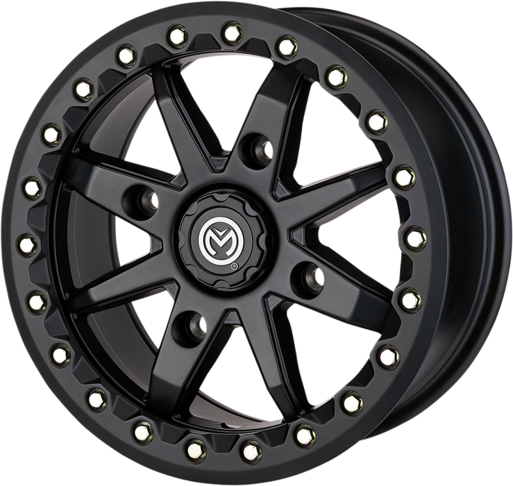 MOOSE UTILITY Wheel - 544X Beadlock - Front/Rear - Black - 14x7 - 4/110 - 5+2 544BL147110SB54
