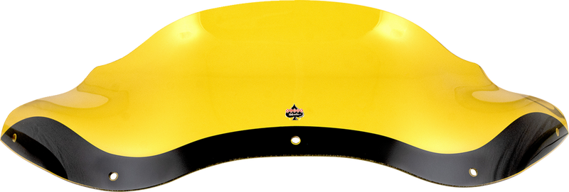 KLOCK WERKS Kolor Flare™ Windshield - 8" - Yellow - FLTR KWW-01-0690