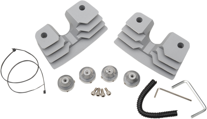 DRAG SPECIALTIES Spark Plug Cover - Silver - Twin Cam 63421
