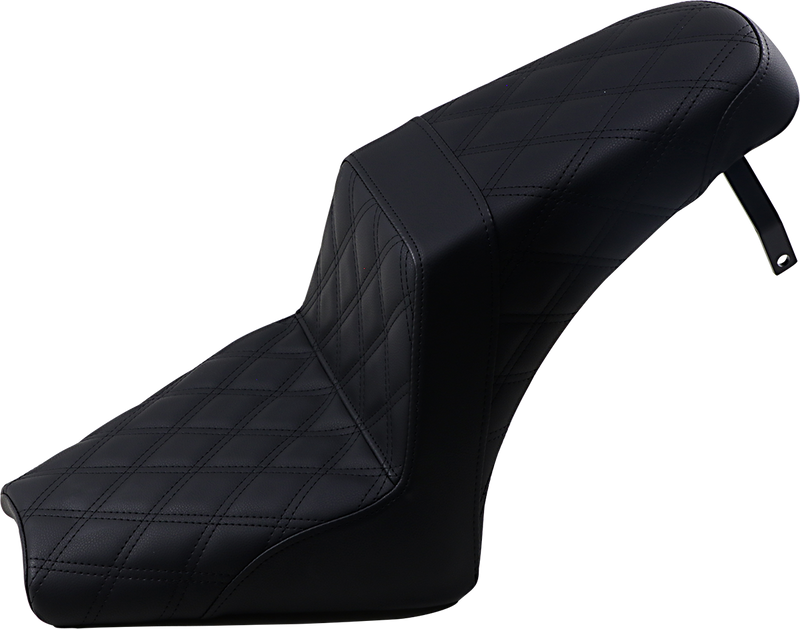 SADDLEMEN Step Up Seat - Full Lattice - Black - Scout Bobber I18-33-175