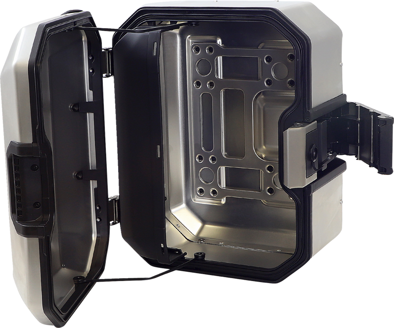MOOSE RACING Kenai Case - 47 - Right - Silver D0TR47100RKM