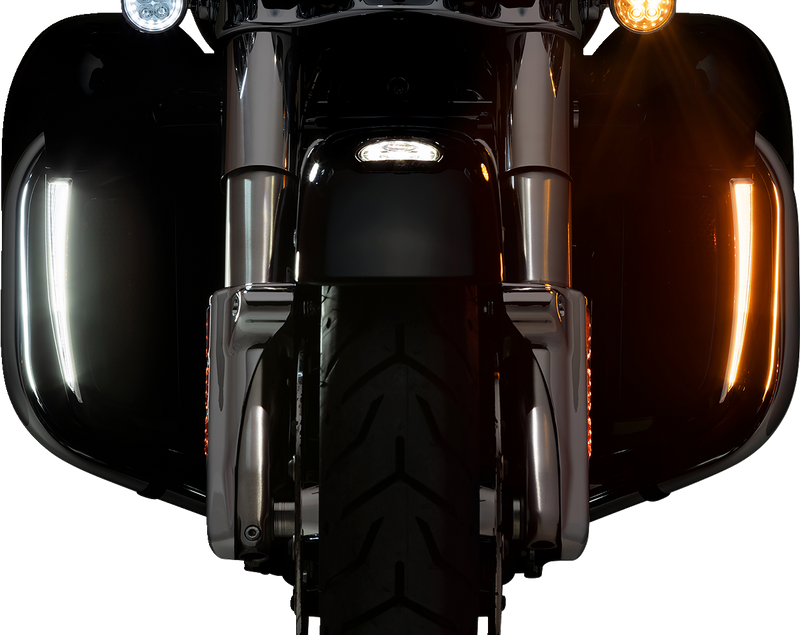 CIRO Lower Fairing Lights - Chrome 45800