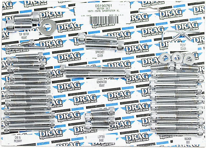 DRAG SPECIALTIES Motor Socket Head Bolts - XL '71-'76 MK118