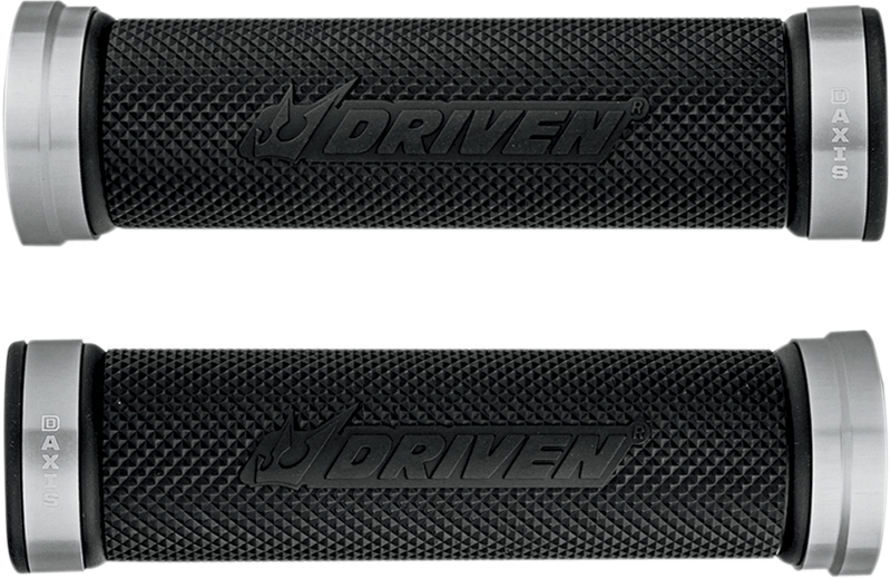 DRIVEN RACING Grips - D-Axis - Silver/Black DXG-SL