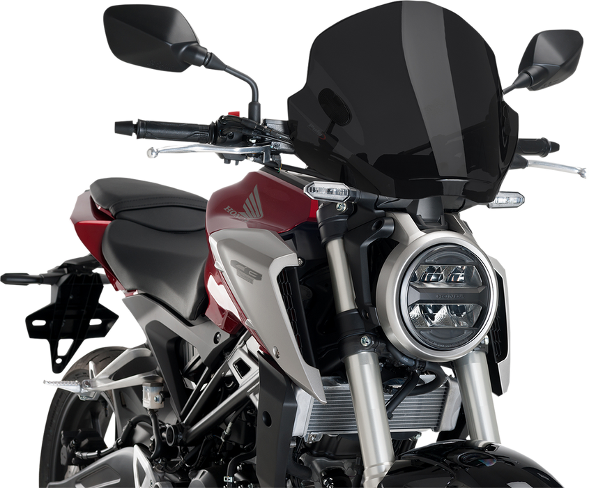 PUIG HI-TECH PARTS Trend Windscreen - ER5 - Dark Smoke 5022F