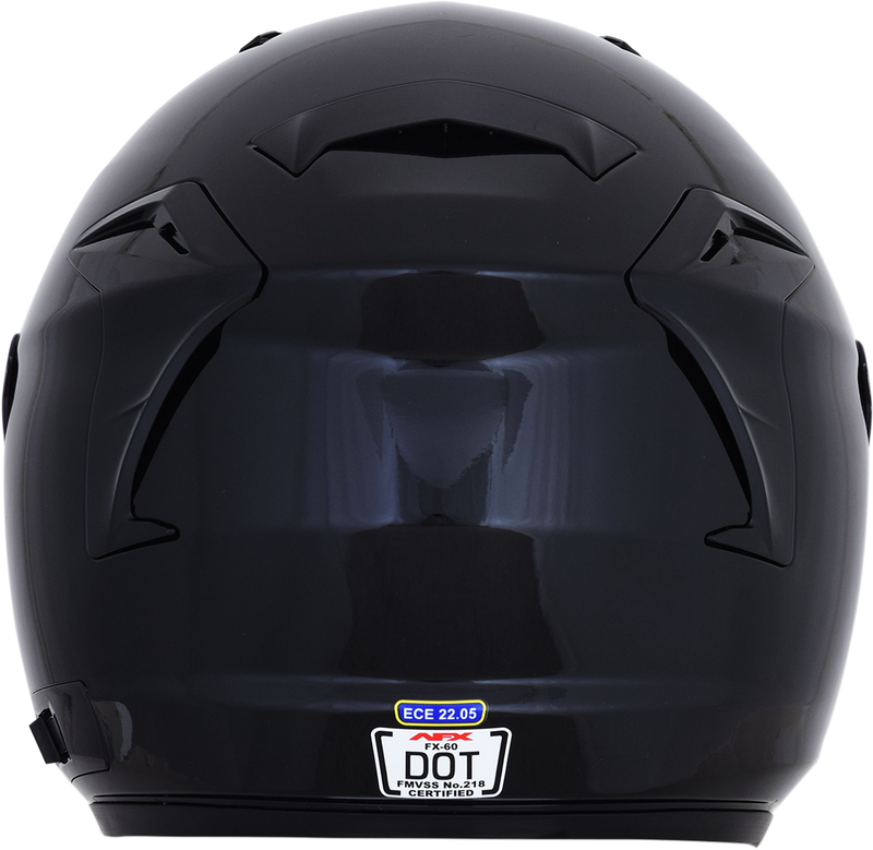 AFX FX-60 Motorcycle Helmet - Gloss Black - XL 0104-2564
