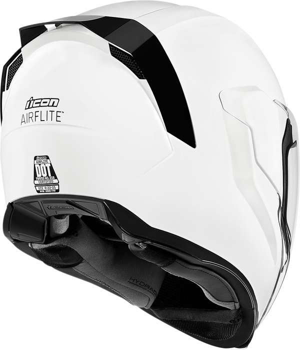 ICON Airflite™ Motorcycle Helmet - Gloss - White - Large 0101-10864