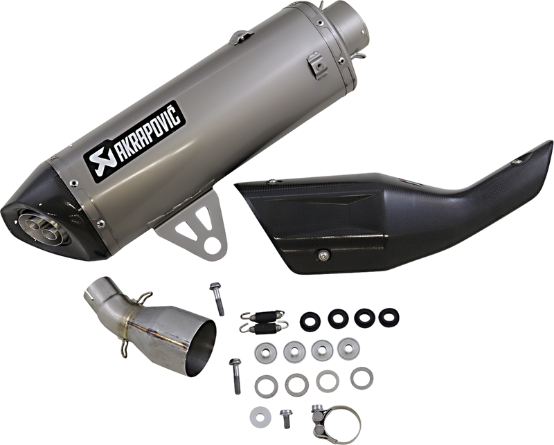 BMW C400X 2019-2020 Exhaust, Akrapovic Slip-On in Titanium and Carbon Fiber S-B4SO2-HRT