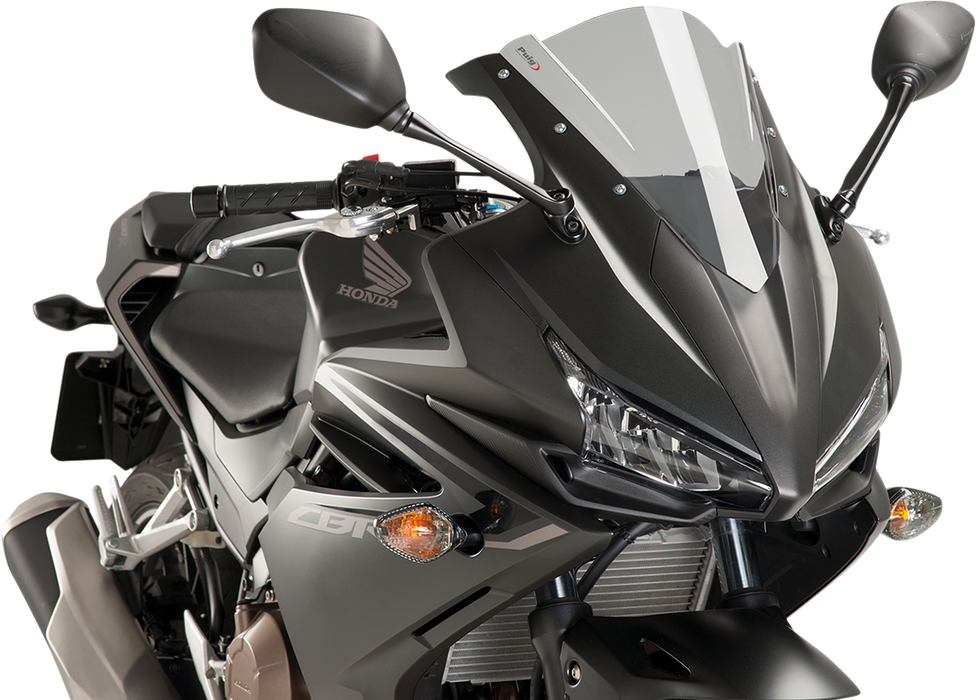 PUIG HI-TECH PARTS Race Windscreen - Smoke - CBR500RR 8903H