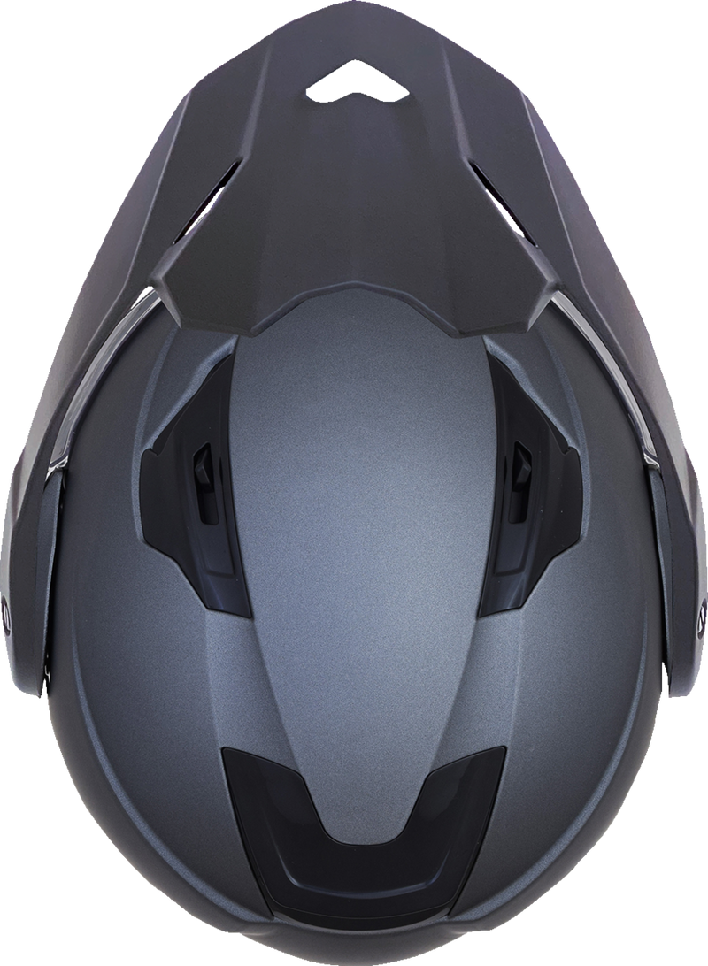 AFX FX-111DS Motorcycle Helmet - Frost Gray - XL 0140-0136