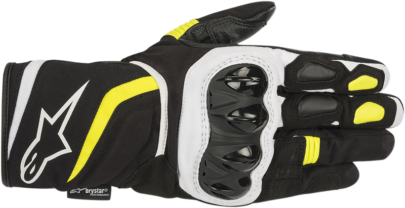 ALPINESTARS T-SP W Drystar® Gloves - Black/Fluo Yellow - 3XL 3527719-155-3X