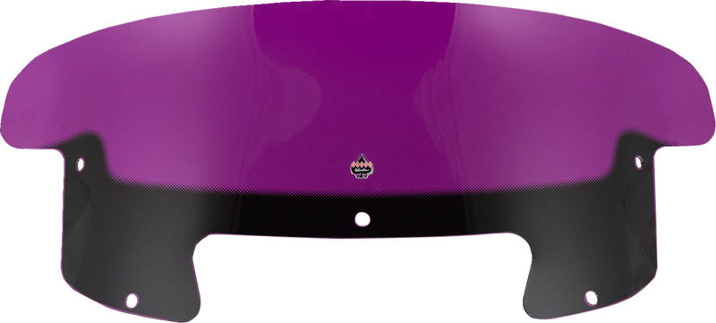 KLOCK WERKS Kolor Flare™ Windshield - 8" - Purple - Indian KWW-04-0624