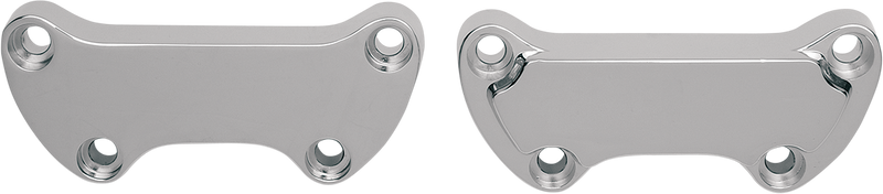 DRAG SPECIALTIES Handlebar Clamp - Scalloped 03-0107SPC