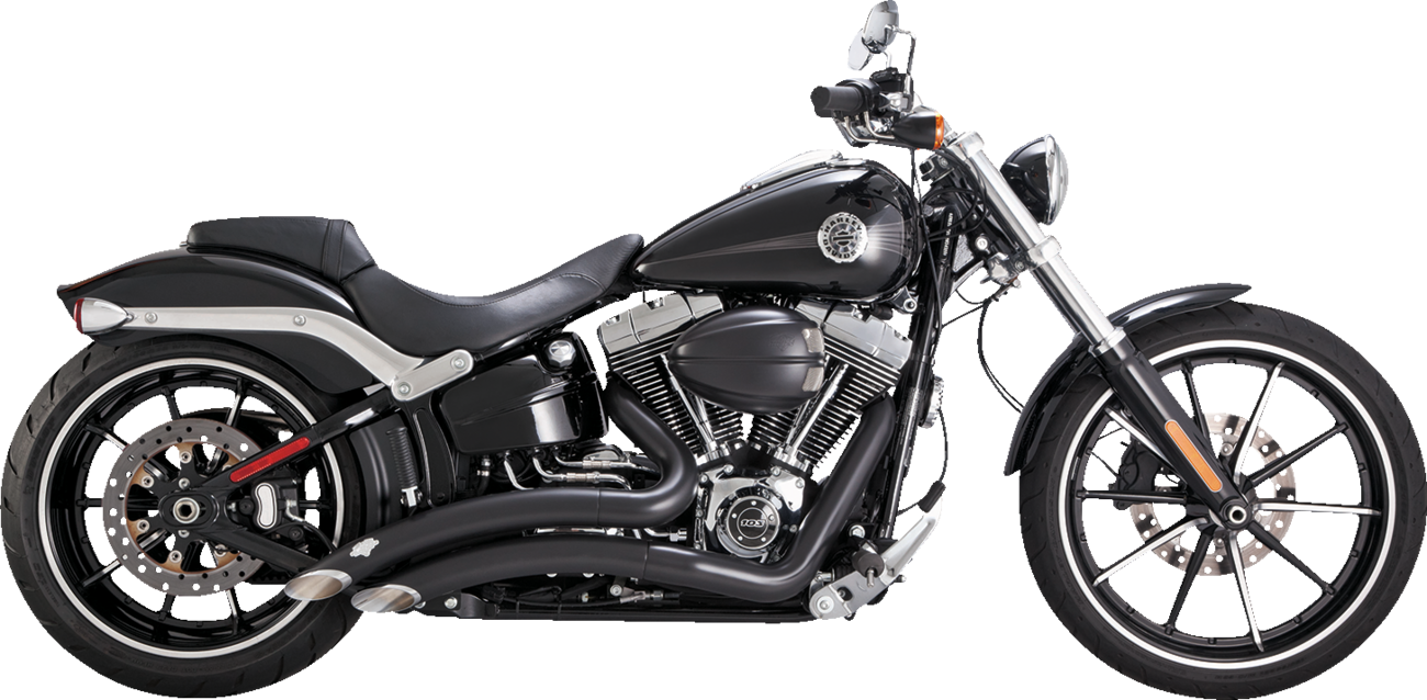 VANCE & HINES Big Radius Exhaust System - Black 46365