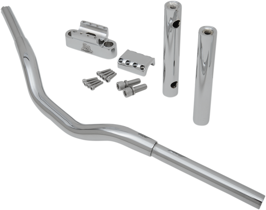 LA CHOPPERS Handlebar - Kage Fighter - 12" - Chrome LA-7335-08