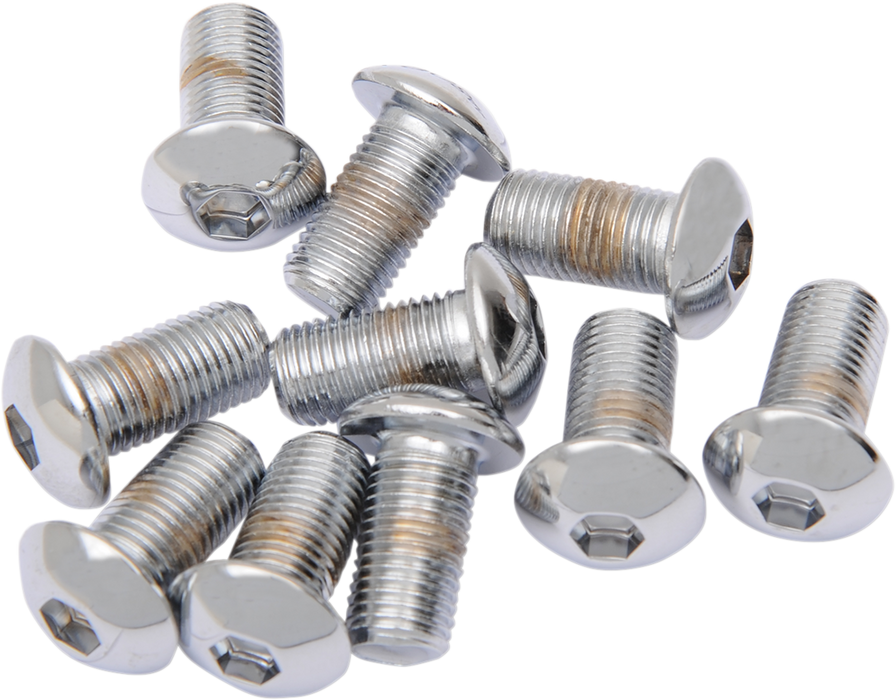 DRAG SPECIALTIES Bolts - Button-Head - 3/8"-24 x 1" MPB423