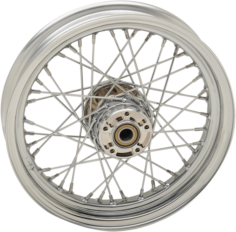 DRAG SPECIALTIES Front Wheel - Dual Disc/ABS - Chrome - 16"x3.00" - '08+ FLT 64542