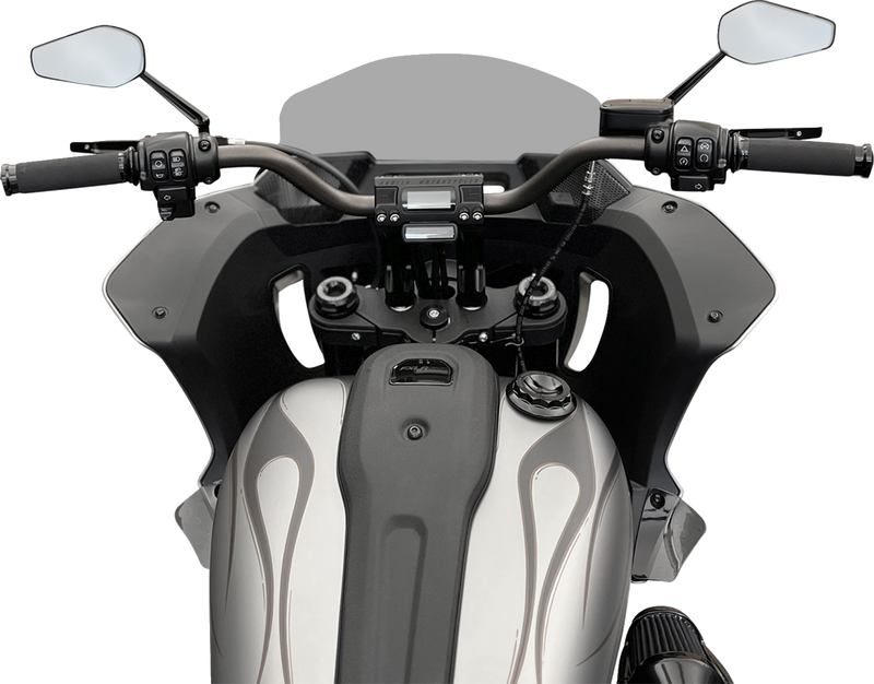 KODLIN MOTORCYCLE Risers - Fastback - 6" - Black K55123