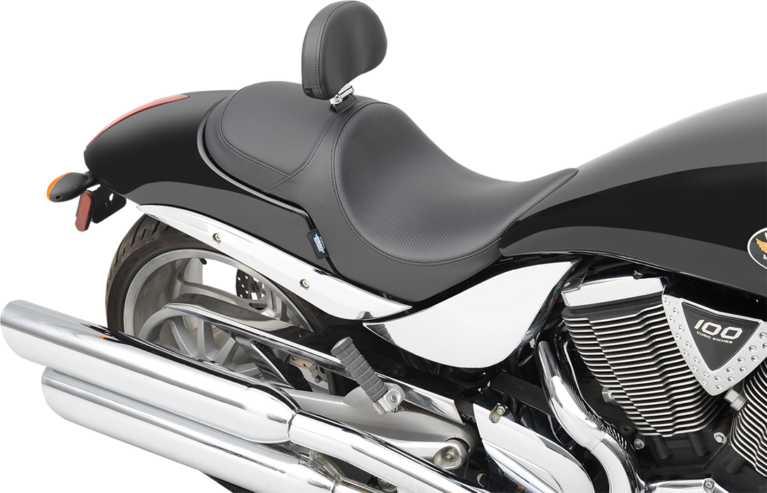 DRAG SPECIALTIES Predator Seat - Carbon Fiber - Hammer 0810-1583