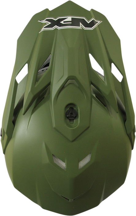 AFX FX-19R Motorcycle Helmet - Matte Olive - Small 0110-7040