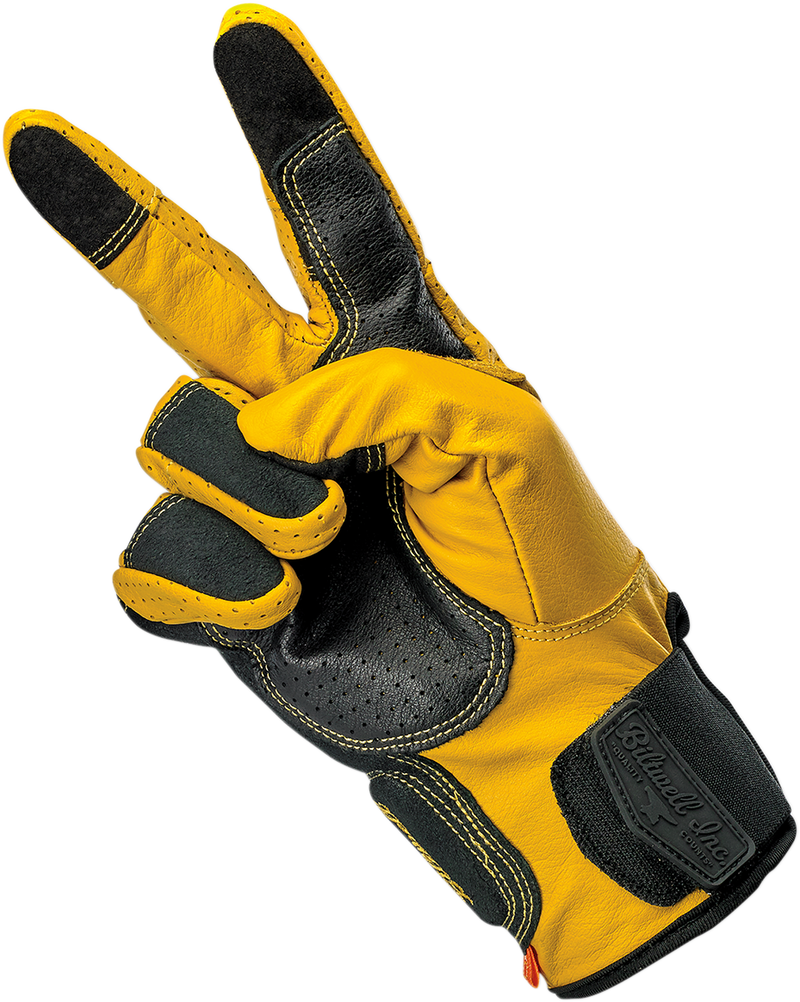 BILTWELL Borrego Gloves - Gold/Black - XL 1506-0701-305