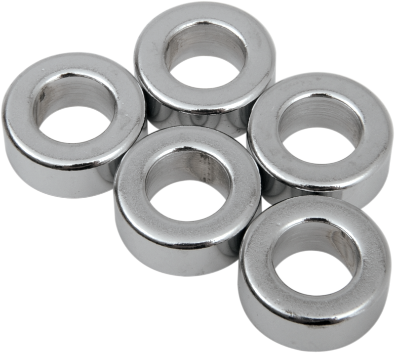 DRAG SPECIALTIES Spacer - Chrome - 5/16" x 5/8" x 1/4" MPB508