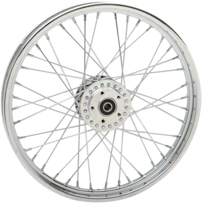 DRAG SPECIALTIES Front Wheel - Single/Dual Disc/No ABS - Chrome - 21"x2.15" 64455