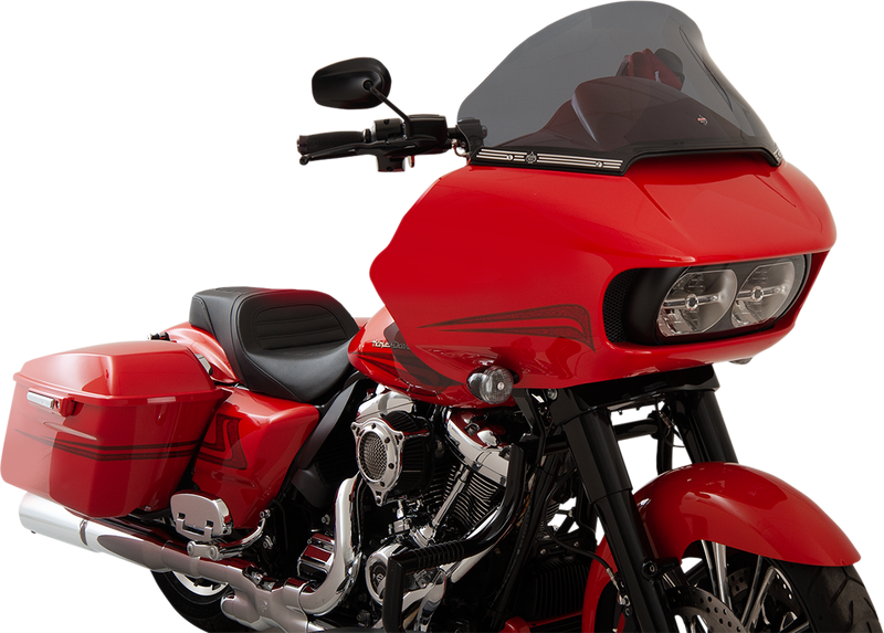 KLOCK WERKS Flare™ Windshield - 12" - Dark Smoke - FLTR KWW-01-0328