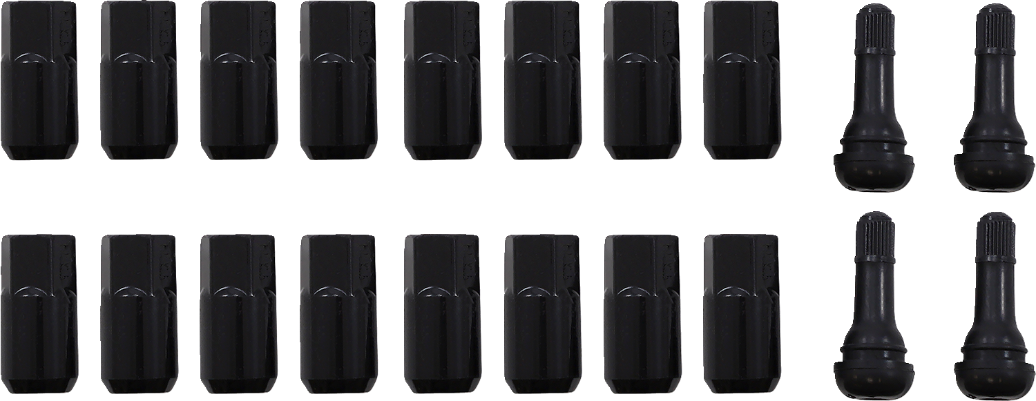 MOOSE UTILITY Lug Nut - 12 mm x 1.50 - Black - 16 Pack SP300MO207B