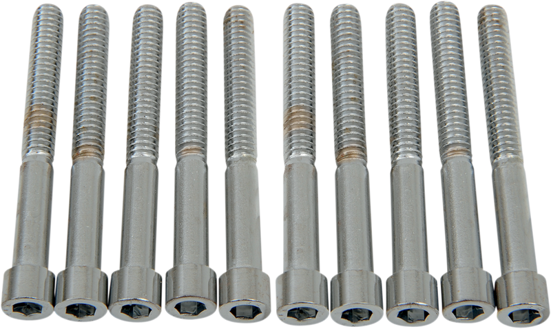 DRAG SPECIALTIES Bolts - Socket-Head - Smooth - 1/4-20 x 2-1/4" MPB186S
