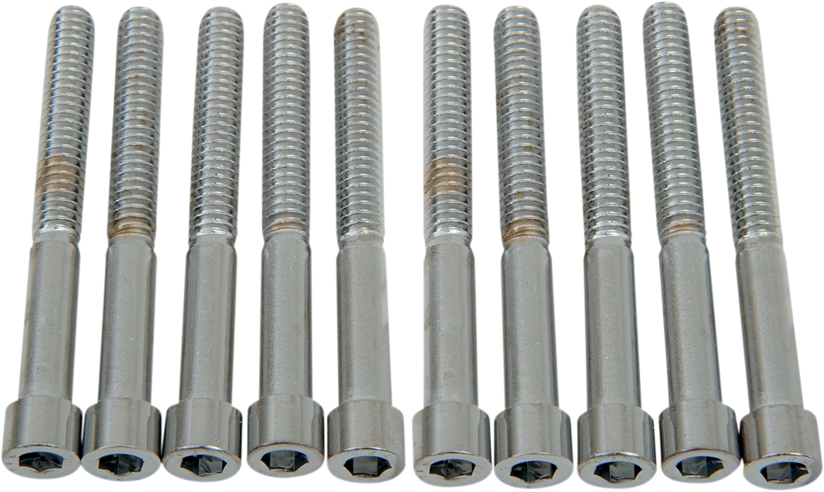 DRAG SPECIALTIES Bolts - Socket-Head - Smooth - 1/4-20 x 2-1/4" MPB186S