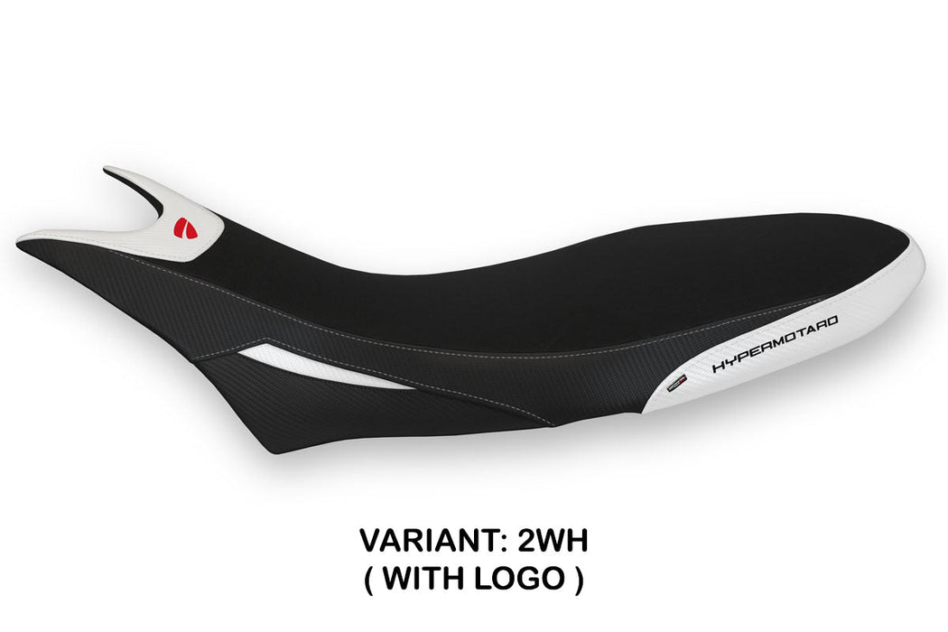 Ducati Hypermotard 950 2019-2024 Seat Cover Tappezzeria Italia in White
