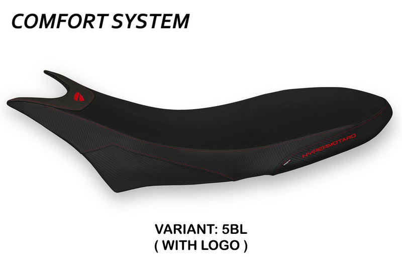Ducati Hypermotard 950 2019-2024 Seat Cover Tappezzeria Italia Comfort in Black