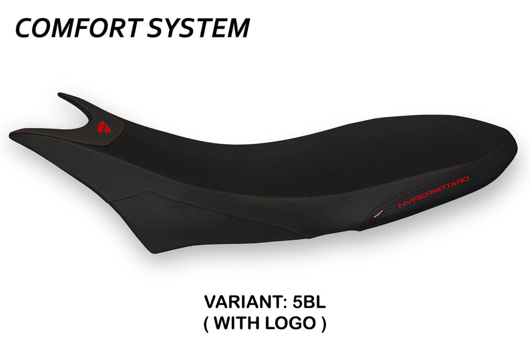 Ducati Hypermotard 950 2019-2024 Seat Cover Tappezzeria Italia Comfort in Black