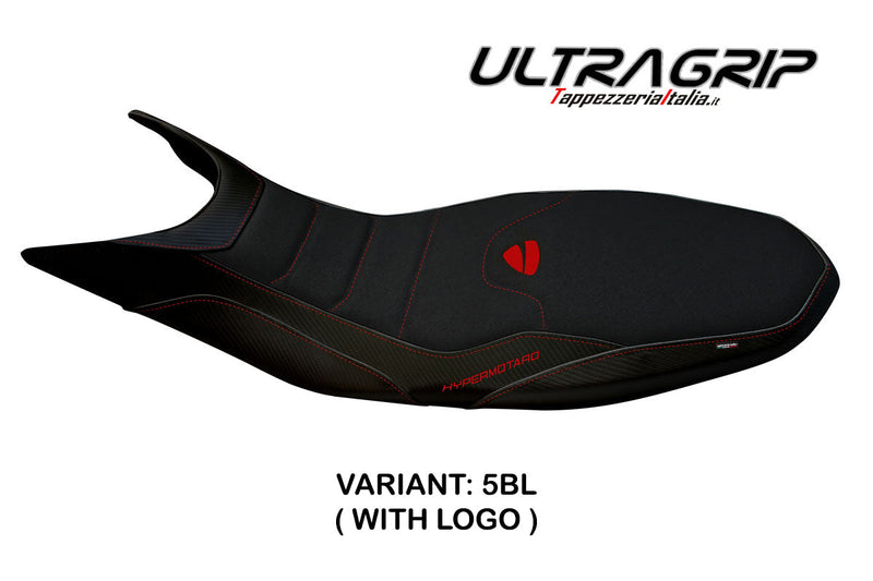 Ducati Hypermotard 821 939 2013-2018 Seat Cover Tappezzeria Italia Ultragrip in Black