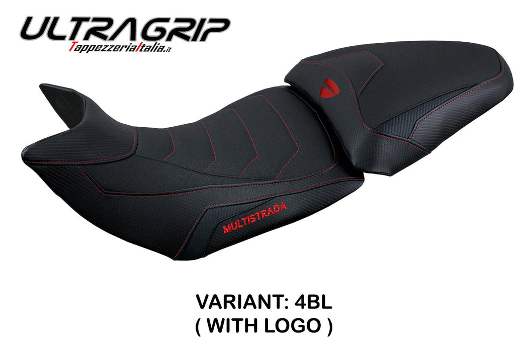 Ducati Multistrada 1200 1260 2015-2020 Seat Cover Tappezzeria Italia Ultragrip in Black