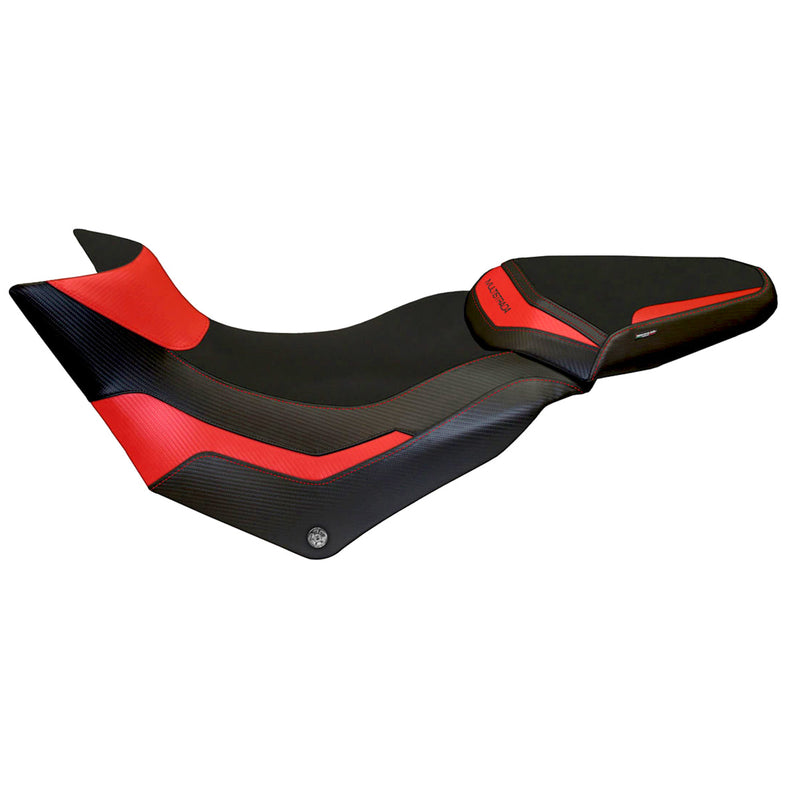 Ducati Multistrada 950 2017-2021 Seat Cover Tappezzeria Italia in Red and Black