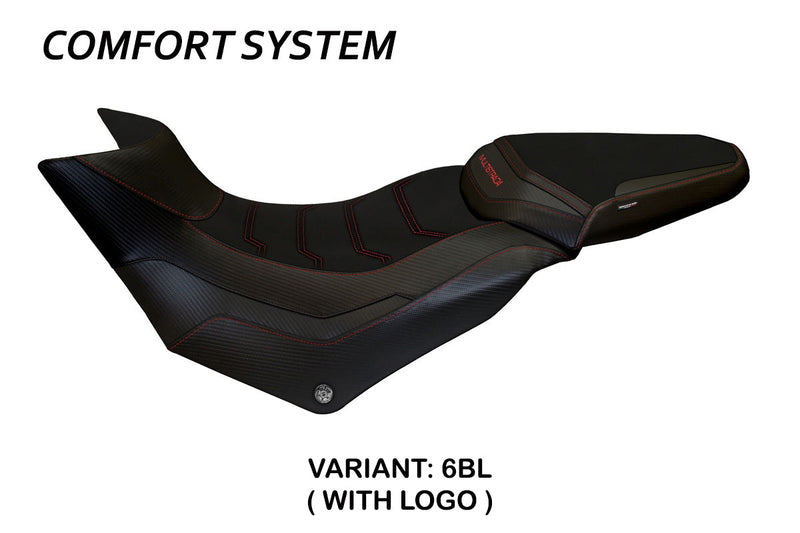 Ducati Multistrada 950 2017-2021 Seat Cover Tappezzeria Italia Comfort in Black