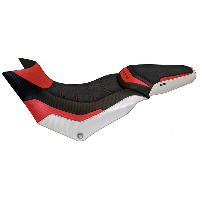 Ducati Multistrada 950 2017-2021 Seat Cover Tappezzeria Italia Ultragrip in Red and White