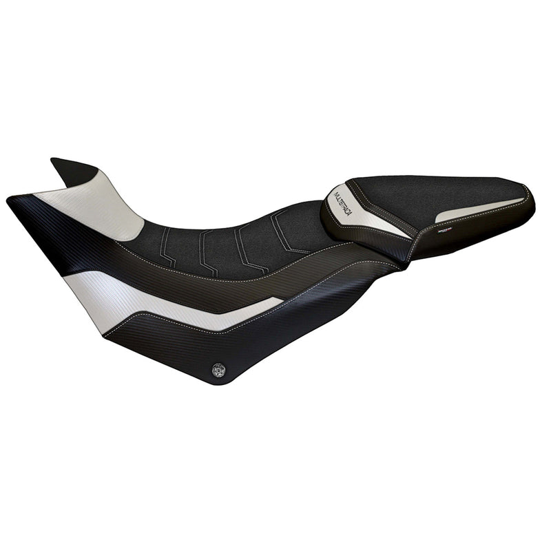 Ducati Multistrada 950 2017-2021 Seat Cover Tappezzeria Italia Ultragrip in White