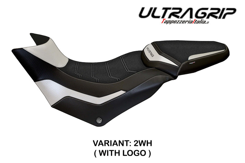 Ducati Multistrada 950 2017-2021 Seat Cover Tappezzeria Italia Ultragrip in White