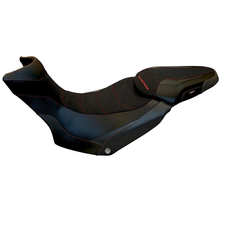 Ducati Multistrada 1200 1260 Enduro 2016-2021 Seat Cover Tappezzeria Italia in Grip Black