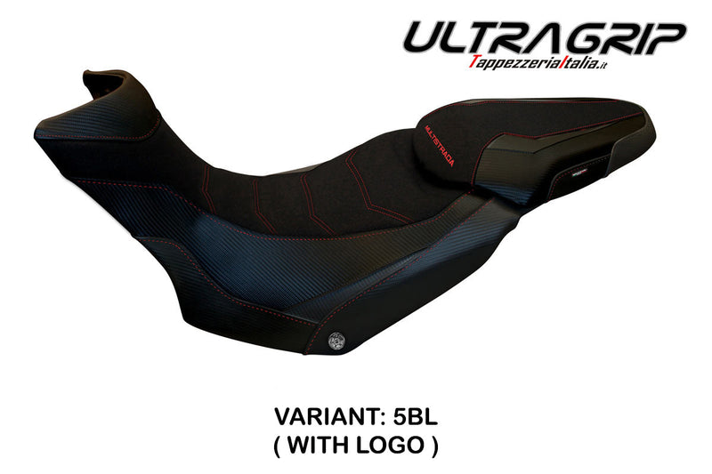 Ducati Multistrada 1200 1260 Enduro 2016-2021 Seat Cover Tappezzeria Italia in Grip Black