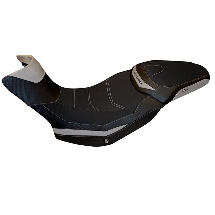 Ducati Multistrada 1200 1260 Enduro 2016-2021 Seat Cover Tappezzeria Italia Comfort in Silver