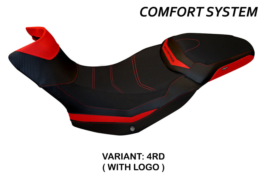 Ducati Multistrada 1200 1260 Enduro 2016-2021 Seat Cover Tappezzeria Italia Comfort in Red