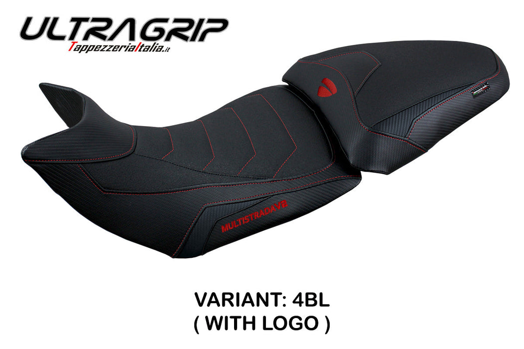 Ducati Multistrada V2 2021-2024 Seat Cover Tappezzeria Italia Ultragrip in Black