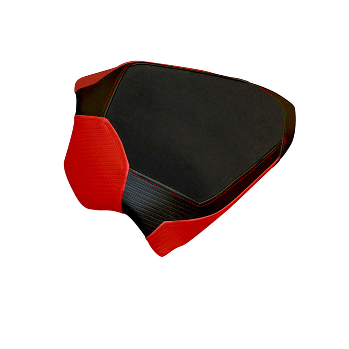 Ducati Panigale V4 2018-2024 Passenger Seat Cover Tappezzeria Italia in Red and Black