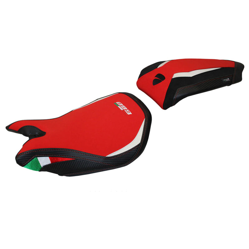 Ducati Panigale 899 2013-2015 Seat Cover Tappezzeria Italia in Red and Black