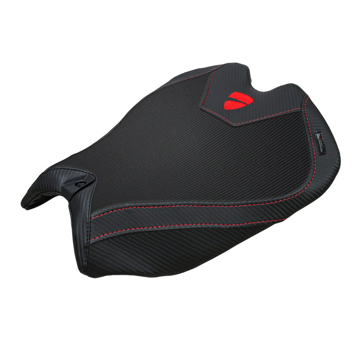 Ducati Panigale V4 2025 Seat Cover Tappezzeria Comfort Black Ducati Logo