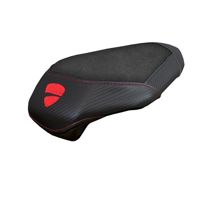 Ducati Panigale V4 2025 Passenger Seat Cover Tappezzeria Suede Black